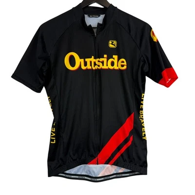 Camiseta deportiva de ciclismo Giordana Moda Vero Pro manga corta negra exterior para hombre - L Foto 1 de 4