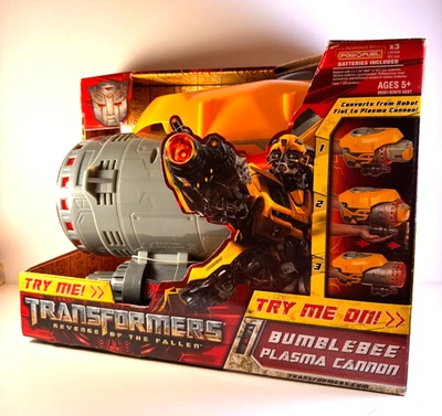 NEW MISB Vtg 2009 Transformers Revenge of the Fallen Bumblebee Plasma Cannon - Image 1 of 4