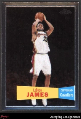 2007-08 Topps Chrome 1957-58 Variations #23 LeBron James CAVALIERS - Image 1 of 2