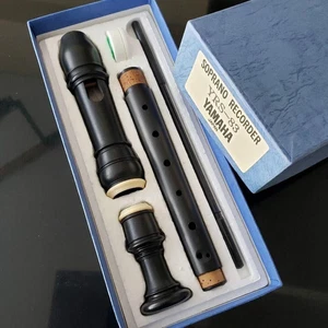 Nuevo YAMAHA YRS-83 Soprano Grabadora Madera Ébano Instrumento Japón - Imagen 1 de 1