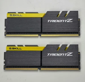 G.Skill Trident Z 16G DDR4 Memory Low-latency CL14 - F4-3200C14D-16GTZKY - Picture 1 of 2