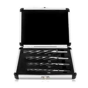 Optional M2 HSS Taper Chucking Reamer Set 4Pcs 3/8" 1/2" 5/8" 3/4" Drill Brid... - Picture 1 of 7