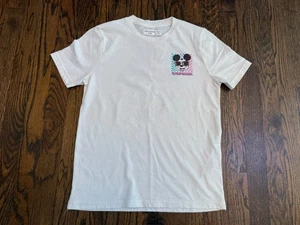 ABERCROMBIE & FITCH Kids White Disney Mickey Mouse Print Tee Shirt Top 11-12 Y - Picture 1 of 3