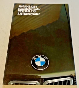 Brochure de Vente BMW  Série 5 - 01/1986 - Bel Etat. En Allemand. - Picture 1 of 6