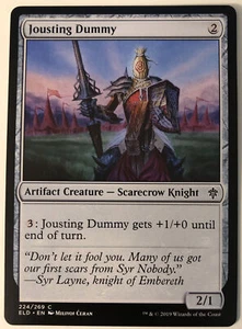 MTG Jousting Dummy Throne of Eldraine 224/269 Regular Common - Picture 1 of 1