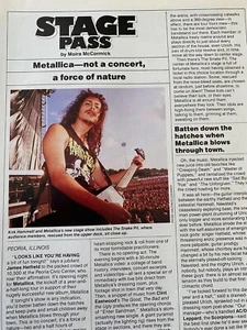 Metallica, Full Page Vintage Clipping - Picture 1 of 1