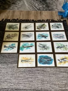 United Airlines Collector Series Flugzeug Drucke 15 gerahmte Drucke. - Bild 1 von 10