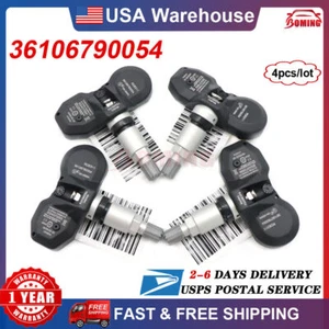 Set of (4) 36106790054 TIRE PRESSURE SENSOR TPMS NEW For BMW Mini 433MHz TS-BM03 - Picture 1 of 12