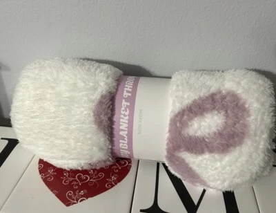 Target Bullseye Playground PURPLE BOW Plush Throw Blanket Coquette NEW - Image 1 of 4