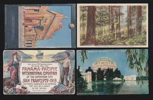 US 1915 Pan-Pacific International Expo Postcards Lot of 4 (PPIE22) - Picture 1 of 2