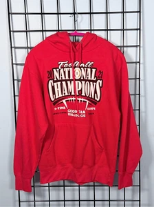 Blue 84 Georgia Bulldogs National Champs Hoodie Sweatshirt 2021 Unisex S Red - Picture 1 of 9