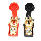 2x Car Battery Terminal Connector Clip Clamp Cover Negative Positive Red+Black Ford Ikon