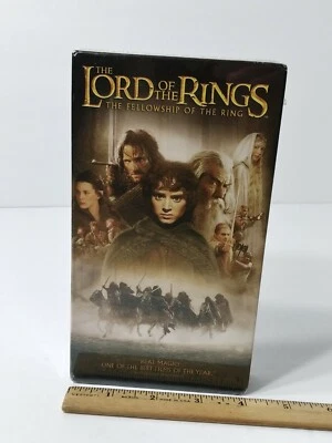 Lord of the Rings Fellowship of the Ring VHS NEW SEALED Legolas Gandalf Movie - Image 1 of 4