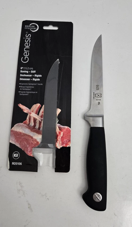Cuchillo deshuesador rígido Mercer Culinary Genesis 6" acero alemán de alto carbono Foto 1 de 4