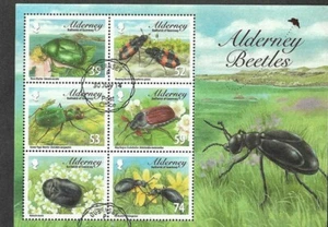 Hoja min usada de insectos Alderney-Beetles - Imagen 1 de 1