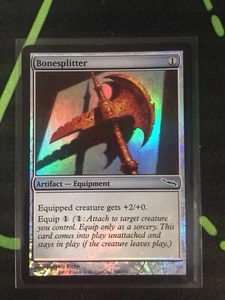 MTG Magic The Gathering Bonesplitter Foil Artifact Commander - Picture 1 of 1