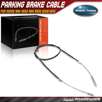 1x Cable de freno de estacionamiento del lado del pasajero trasero para Dodge Ram 4500 Ram 5500 2008-2010 Foto 1 de 4