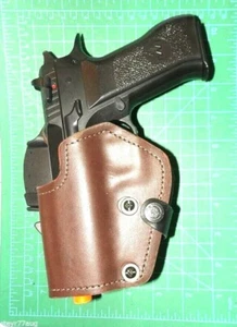 Front Line SKC50L-BR BFL LH Kydex Belt Holster Lined IWI 4.4" Baby Eagle F Rail - Picture 1 of 12