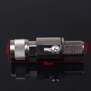 Antenna coaxial lightning protection arrestor N type male to N femaliFFAUA AF - Photo 1/10