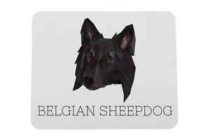 Chiens de Berger Belge sous-main géométrique Art-Dog - Photo 1/4