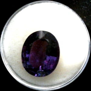 Oval-Cut Amethyst, 6.8 Ct. - Picture 1 of 2