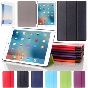 Edle Apple iPad 10.2" 7.8.9.Generation Schutz Hülle Etui Tasche Smart Cover Case - Afbeelding 1 van 12