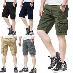 Bermuda uomo cargo cotone pantaloni corti tasche laterali casual TOOCOOL G6525 - Imagen 1 de 8