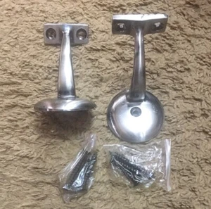 Taymor 25-6370AN Antique Nickel Heavy Duty Wall Handrail Brackets w/ Screws 2PCS - Picture 1 of 1