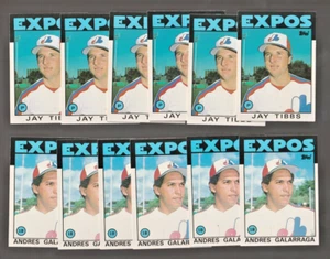 ( 12 ) 1986 TOPPS TRADED JAY TIBBS & ANDRES GALARRAGA ROOKIES - Picture 1 of 1