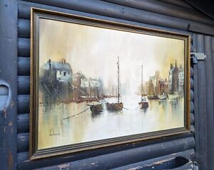 VERYLARGE OIL PAINTING by JOHN BAMPFIELD 