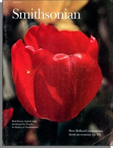 Smithsonian - 1977, April - Tulipomania, Jade, Kirlian Photography, Airships - Imagen 1 de 1