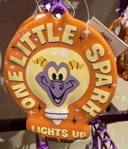 Disney Parks Figment Ornament Little Spark Lights Up Epcot Light Bulb NEW - Picture 1 of 1