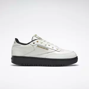 Reebok Cardi B x Club C Sneakers Moda Doppia Donna Casual Gesso/Nero/Oro - Foto 1 di 8