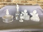 “Avon Hummel Goebel” Vintage Candleholders, Bell, Figurine & Trinket Box