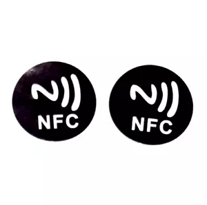 More details for 2x nfc customer review sticker black - boost your  reviews google facebook any