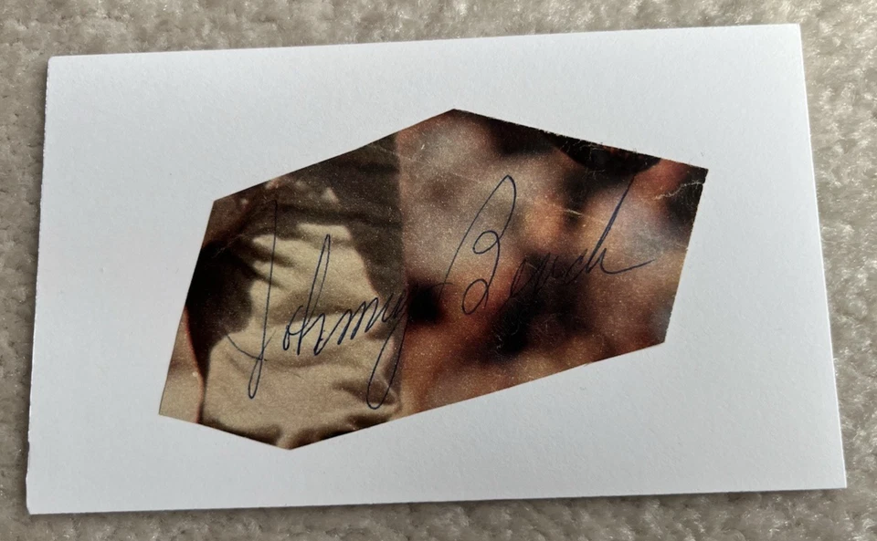 Tarjeta índice Jerry Grote autógrafo FIRMADO c.1970 CORTADO 3x5 Foto 1 de 1