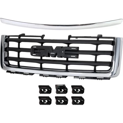 Grille Grill for GMC Sierra 1500 Truck 2007-2013 - Image 1 of 4