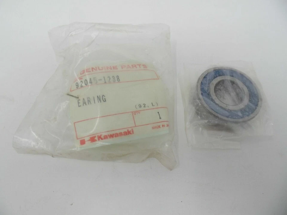 NOS KAWASAKI COJINETE DE RUEDA DE BUJE DELANTERO 6203 KX125 KX500 90-93 92045-1238 CANTIDAD2 Foto 1 de 4