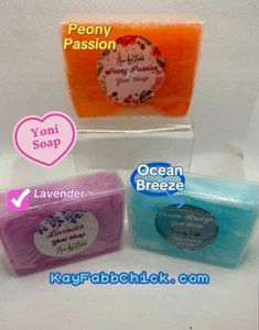 Combo de jabón Fabb Peony Passion, lavanda y brisa del océano Yoni* - Imagen 1 de 7