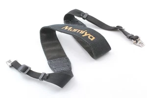 【Exc+5】 Correa de hombro para cuello Mamiya LOGO dorado + asas RZ67 RB67 cámara de JAPÓN - Imagen 1 de 7