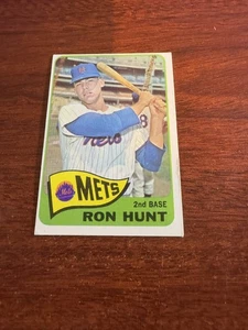 Ron Hunt Topps #285 1965. En muy buen estado/ex - Imagen 1 de 2