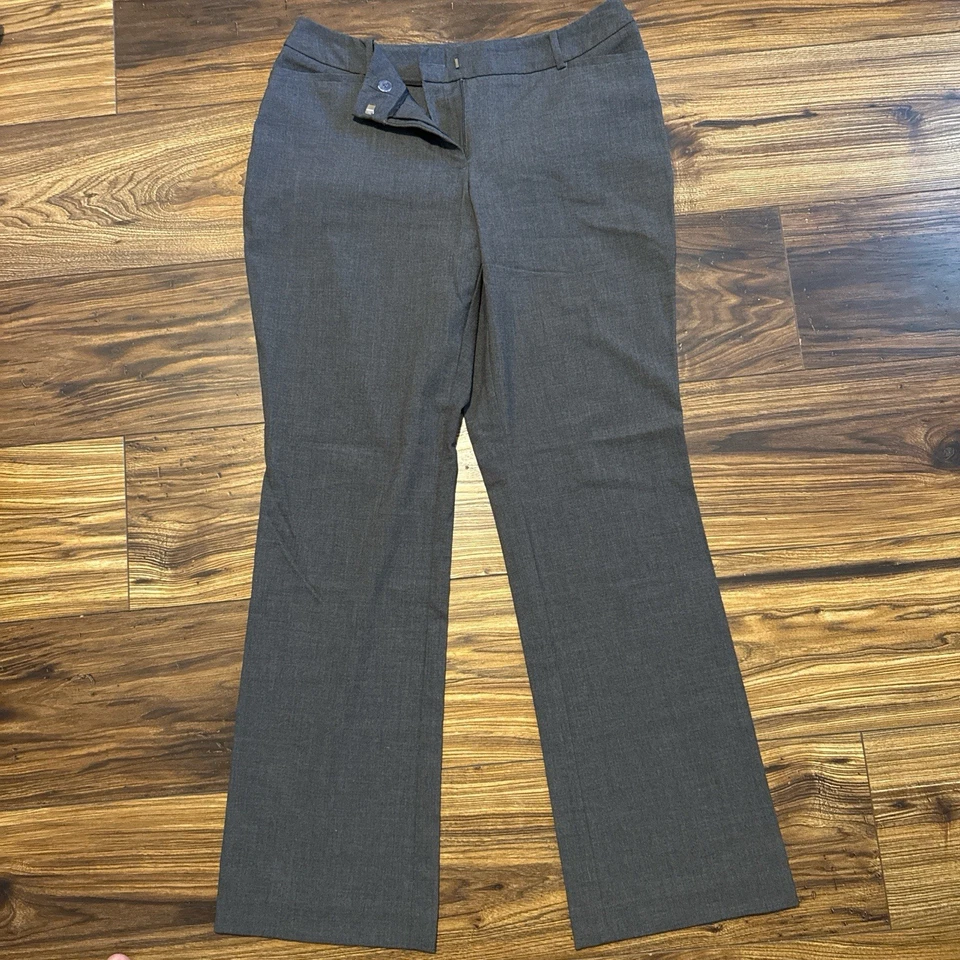 Pantalones de vestir Worthington para mujer talla 8 gris curvilíneo perfecto pantalón NUEVO Foto 1 de 4