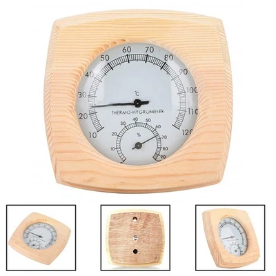 Wooden Sensor Set Effective Measurement of Humidity & Temperature in Saunas - Image 1 of 4