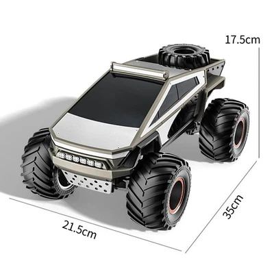 1/14 2.4GHz RC 4*2 Off Road Vehicle Q202 Electric Pickup Truck Alloy Shell RTR - Image 1 of 4