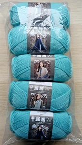 Patons Classic Wool Yarn 3.5oz/100g Duck Egg Blue - 5 Pack - Picture 1 of 4