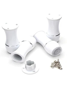 Tueascallk 3,1"-3,5" Gambe per Mobili in Alluminio Resistente Regolabili, Armadi/... - Foto 1 di 12