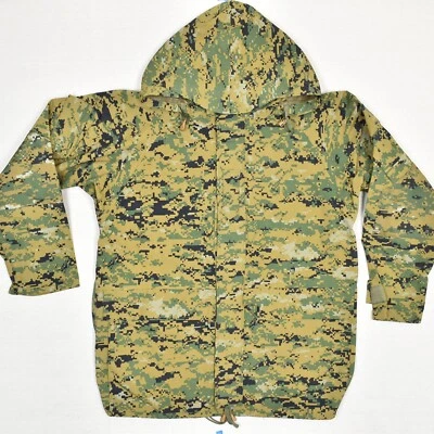 Tru Spec Men's Parka H20 Jacket Camouflage Nylon Green Size M Long ECWCS - Image 1 of 4