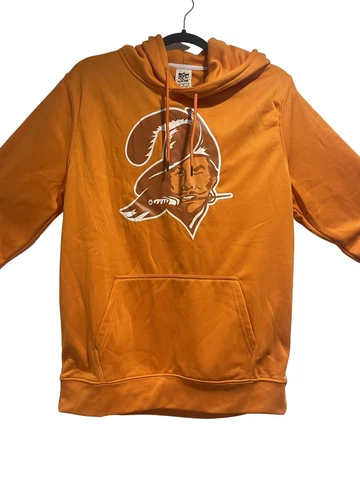 Tampa Bay Buccaneers  Hoodie Pullover Vintage NFL Throwback Orange Size: M & L Cover
