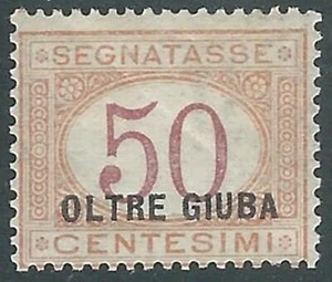 1925 OLTRE GIUBA SEGNATASSE 50 CENT MH * - I55-2 - Picture 1 of 1