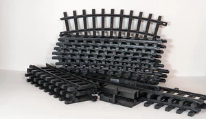Lot of 1986 Vintage New Bright G Scale Train Track - Curve Straight Switch - Picture 1 of 8